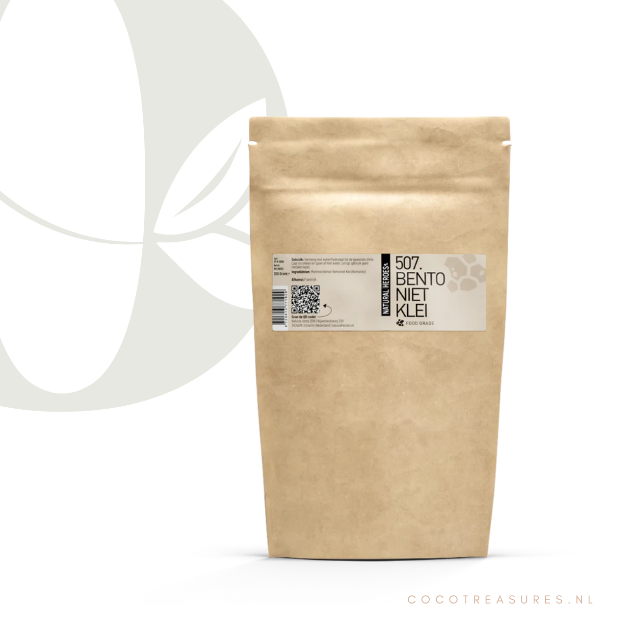 Bentoniet klei 200 gr | Foodgrade