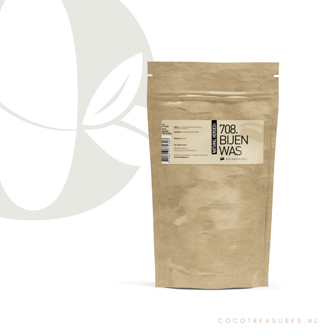 Bijenwas Biologisch 100 gr