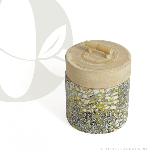 Potje bamboe | Eggshell