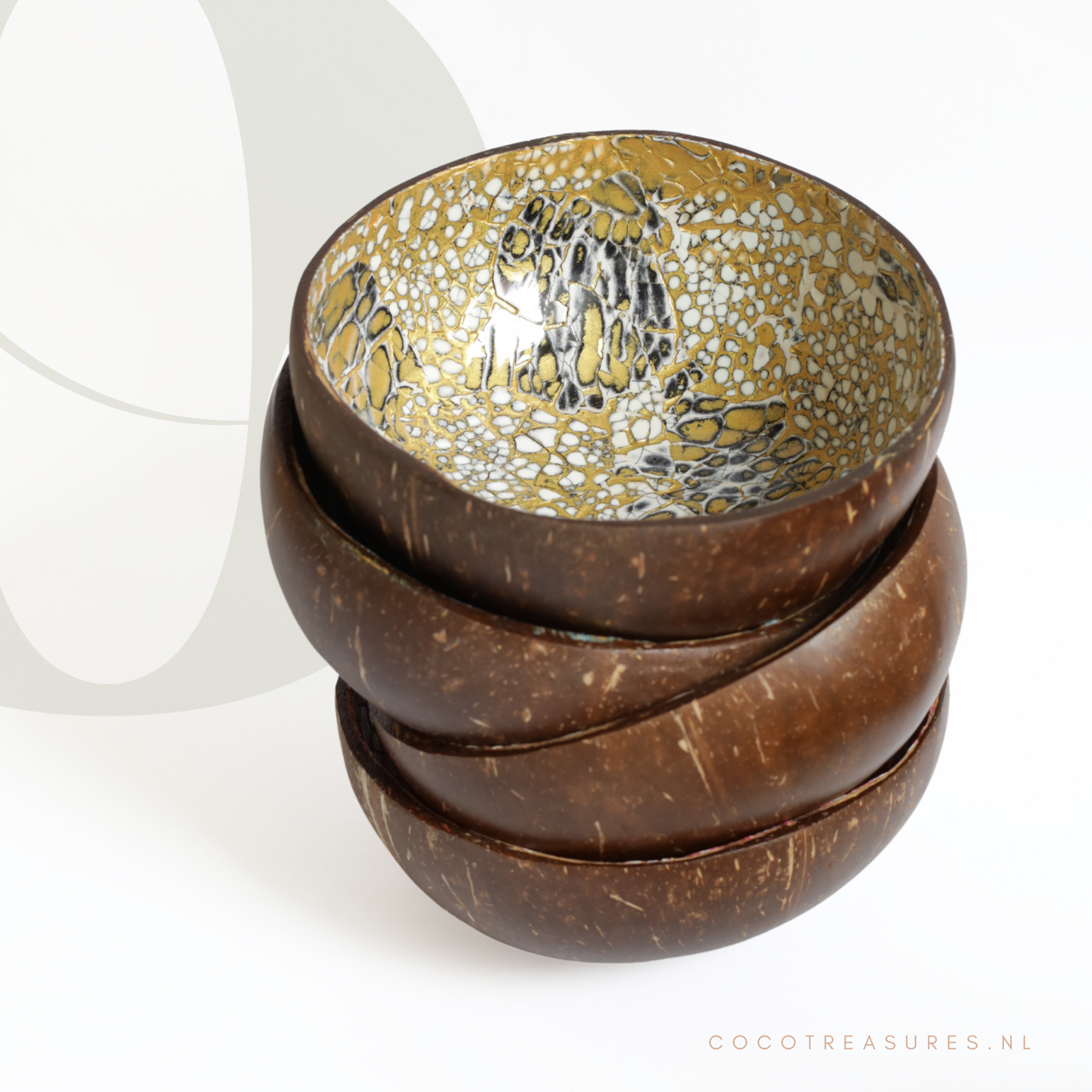Kom kokosnoot | Eggshell in 5 kleuren