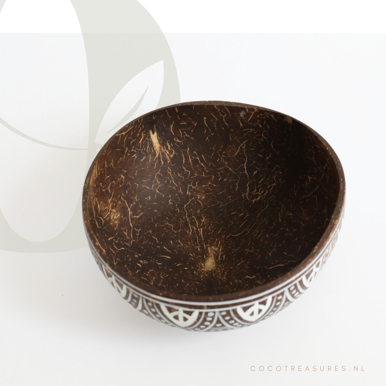 Kom kokosnoot | Wit design