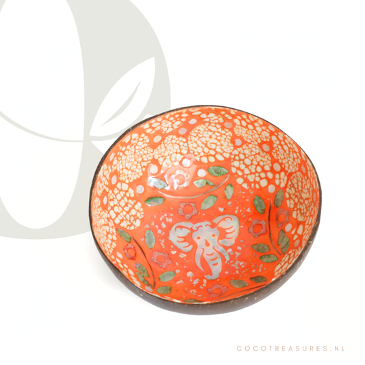 Kom kokosnoot | Oranje design