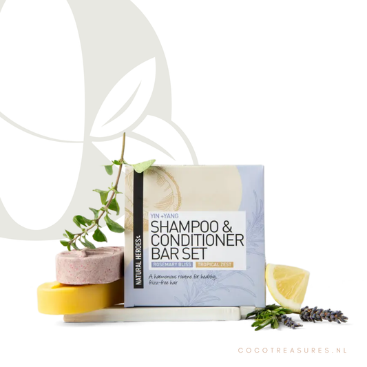 Shampoo & Conditioner Bar Set | Natural Heroes
